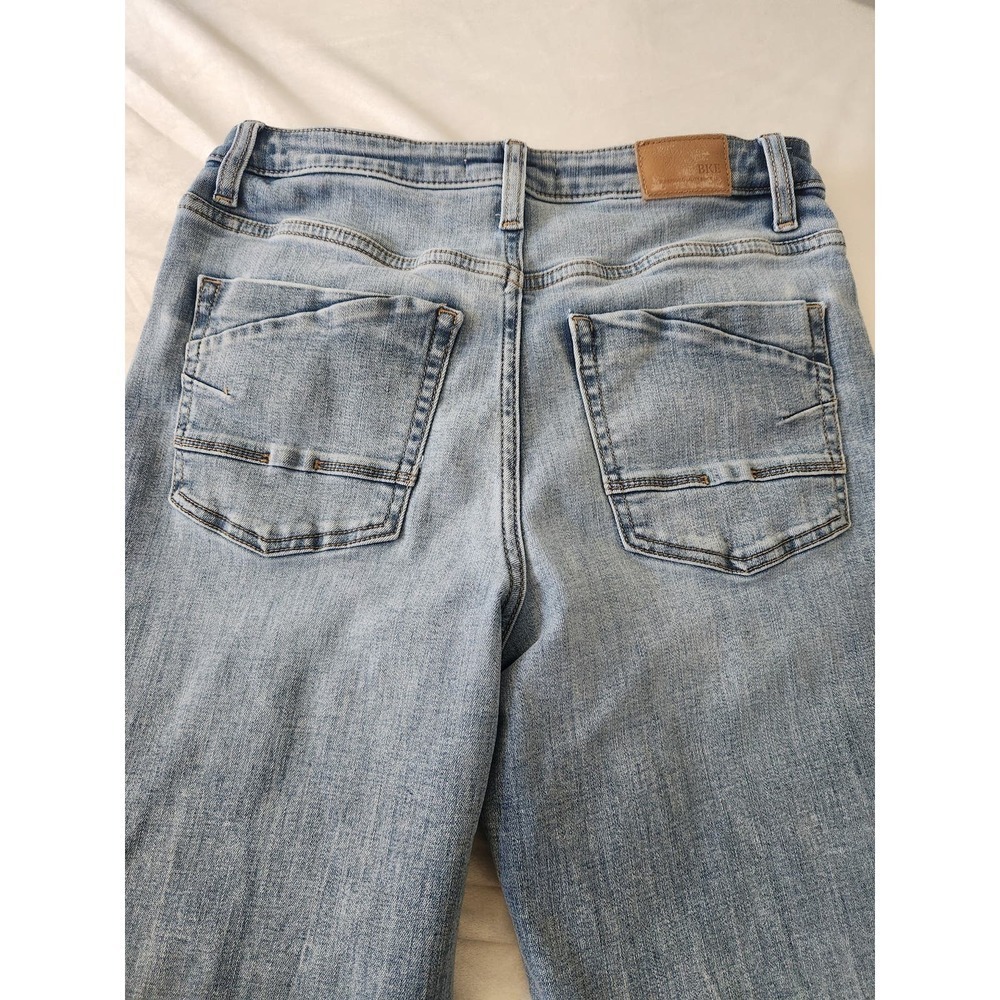BKE Ellie High Rise Mom Jean Sz 28 straight leg pockets medium wash classic - Picture 5 of 9